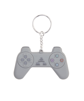Playstation - Grey Controller Rubber Keychain 1
